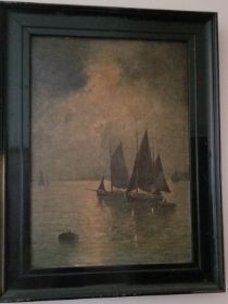 Show details for Evening River scene Picture of Evening River scene