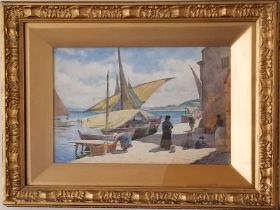 Show details for Harbour in Tangier 1902 Picture of Harbour in Tangier 1902