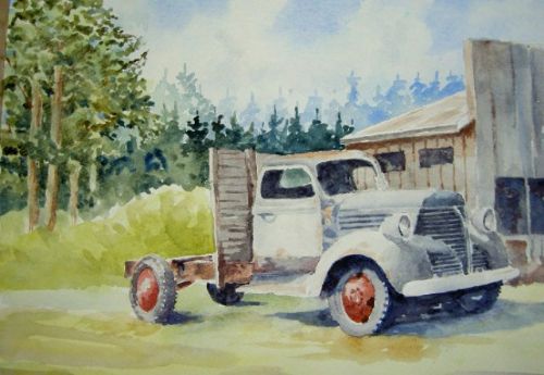 Picture of Flatbed Truck